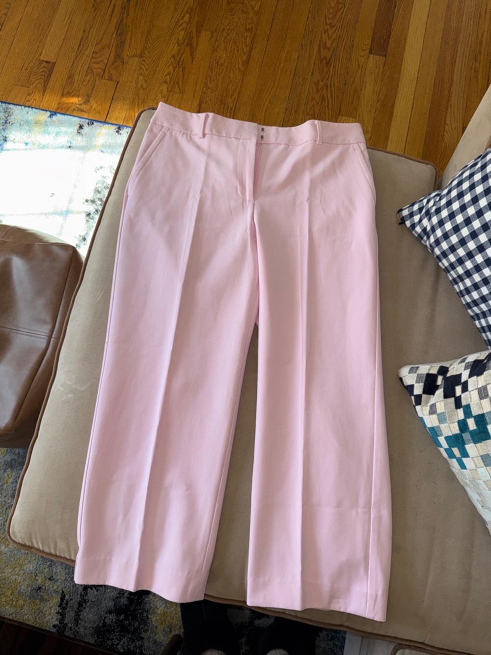 Talbots Light Pink Wide-Leg Trousers